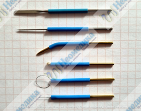 Электроды монополярные многоразовые базовый комплект для хирургии 6 шт.  диаметр хвостовика 1,6 мм (аналог электродов для Сургитрона)
